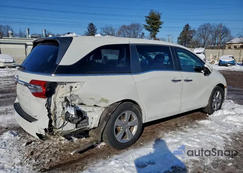 2020 Honda Odyssey Ex from USA, damaged, VIN 5FNRL6H58LB016342